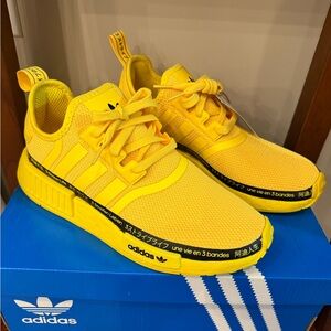 Adidas Bright Yellow Sneakers